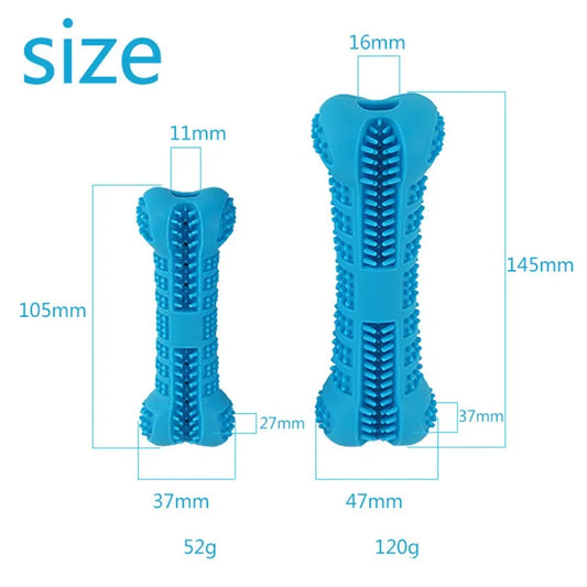 Dog chew toy designed to combat bad breath