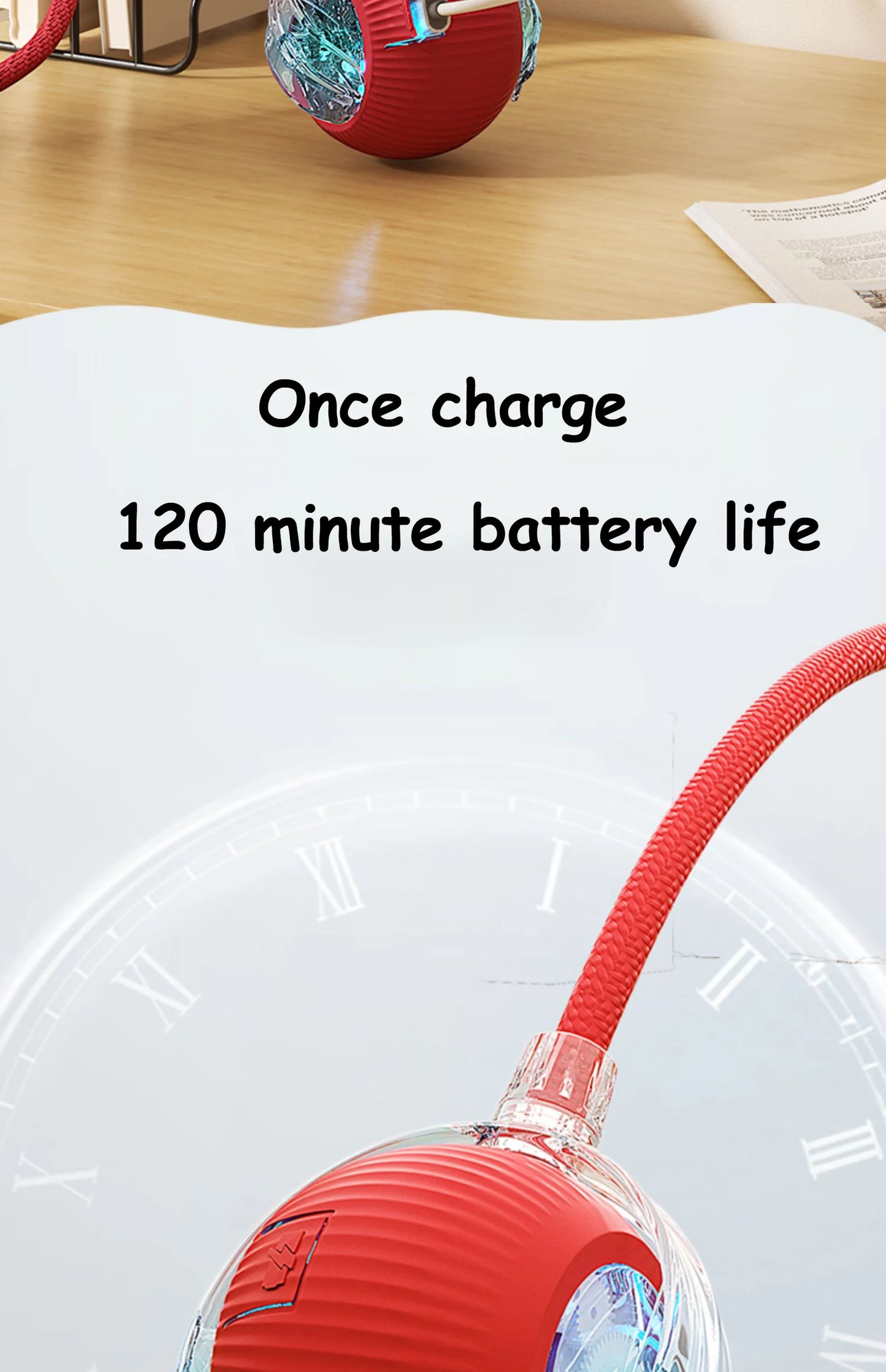 Interactive Smart LED Cat Ball Toy – Motion Activated Chase Toy