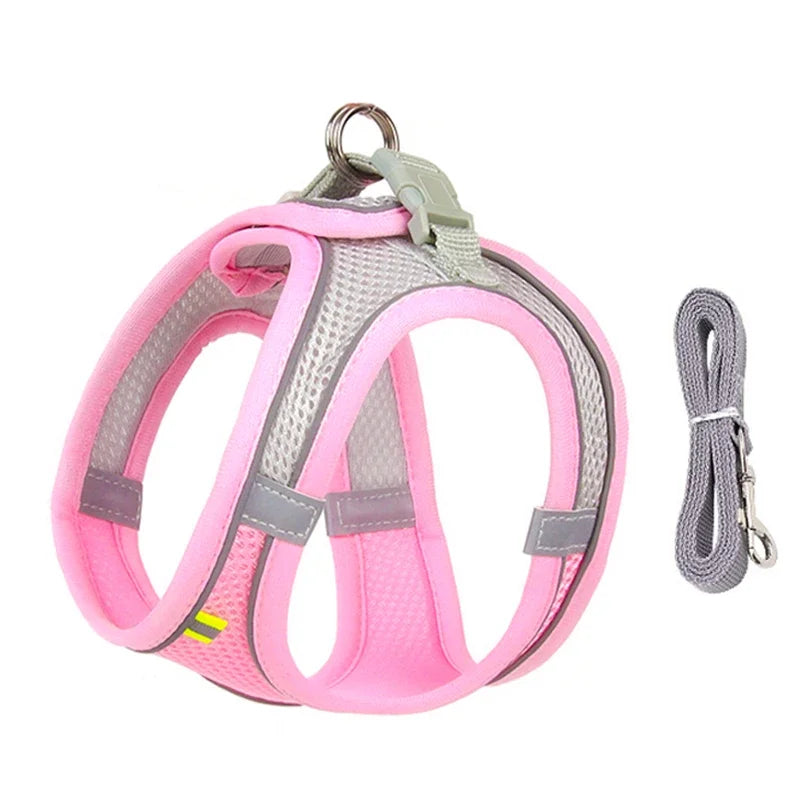 Breathable Dog Harness – Adjustable No-Pull Mesh Vest