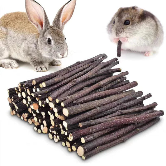 Natural Apple Wood Chew Sticks – Small Pet Dental Chews