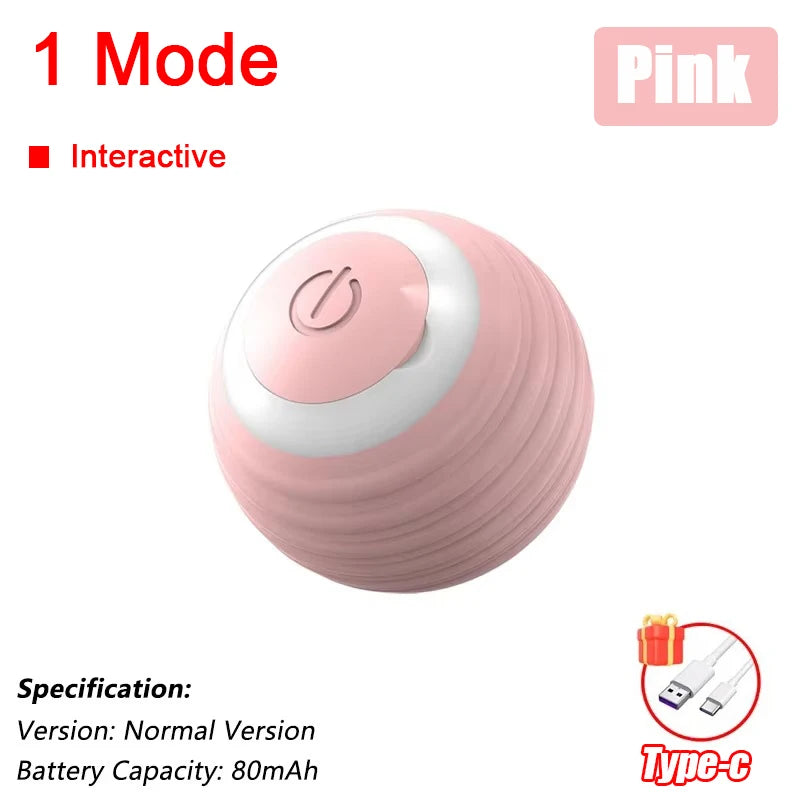 Interactive Smart LED Cat Ball Toy – Motion Activated Chase Toy
