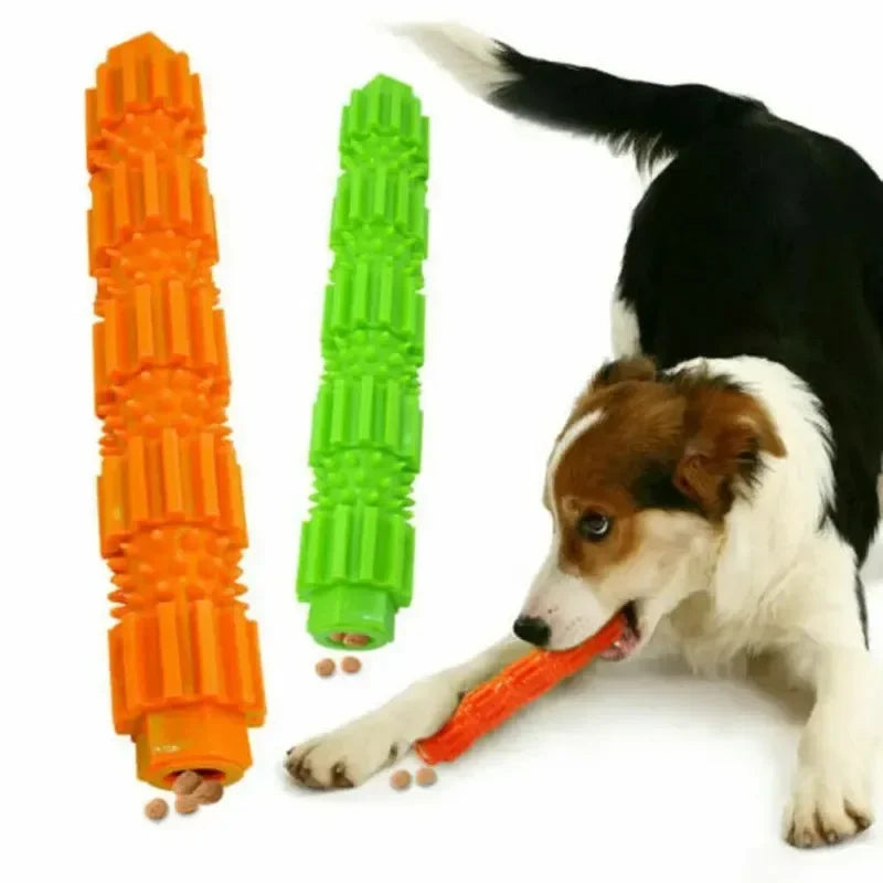 Dental Chew Dog Toy – Treat Dispensing Puzzle Stick
