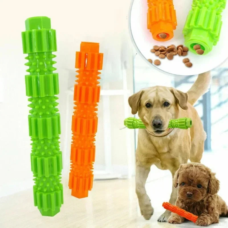 Dental Chew Dog Toy – Treat Dispensing Puzzle Stick