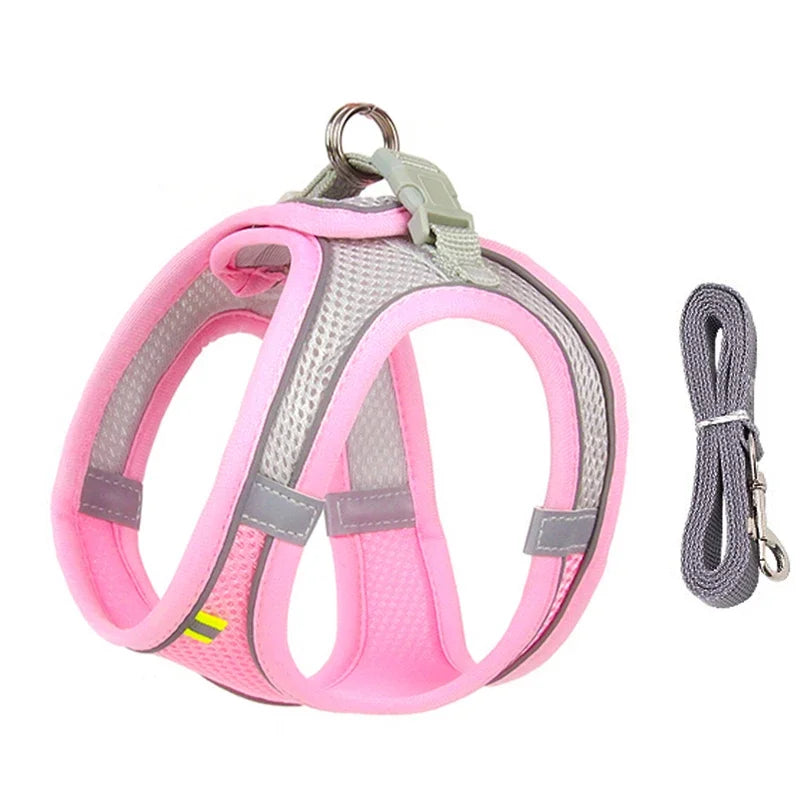 Breathable Dog Harness – Adjustable No-Pull Mesh Vest