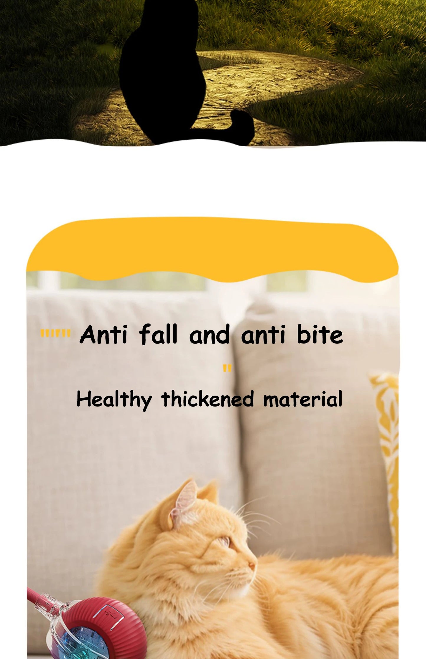 Interactive Smart LED Cat Ball Toy – Motion Activated Chase Toy