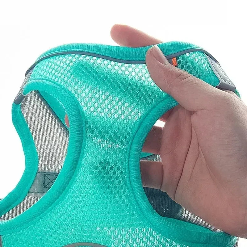 Breathable Dog Harness – Adjustable No-Pull Mesh Vest