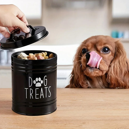 Airtight Dog Treat Storage Jar – Odor-Proof Treat Container