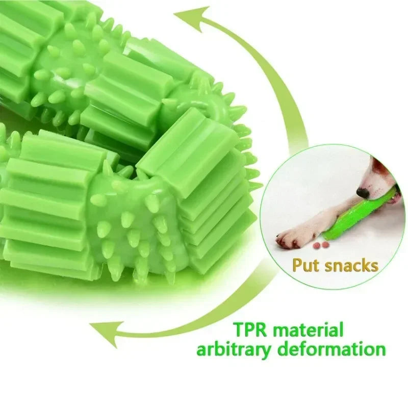 Dental Chew Dog Toy – Treat Dispensing Puzzle Stick