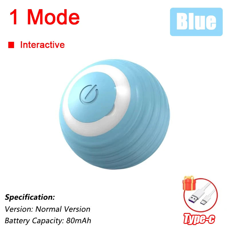 Interactive Smart LED Cat Ball Toy – Motion Activated Chase Toy